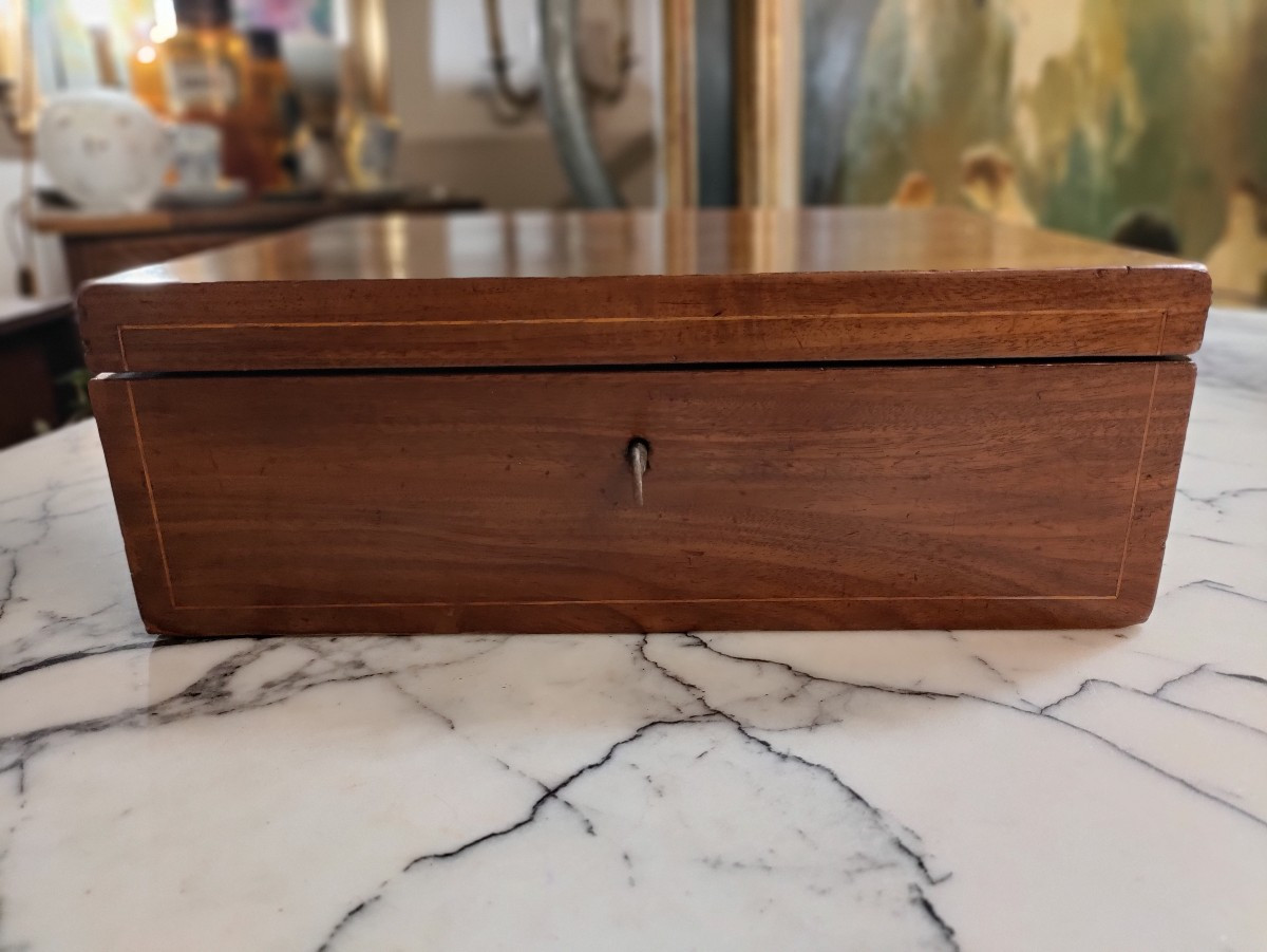 Large Walnut Box 19th