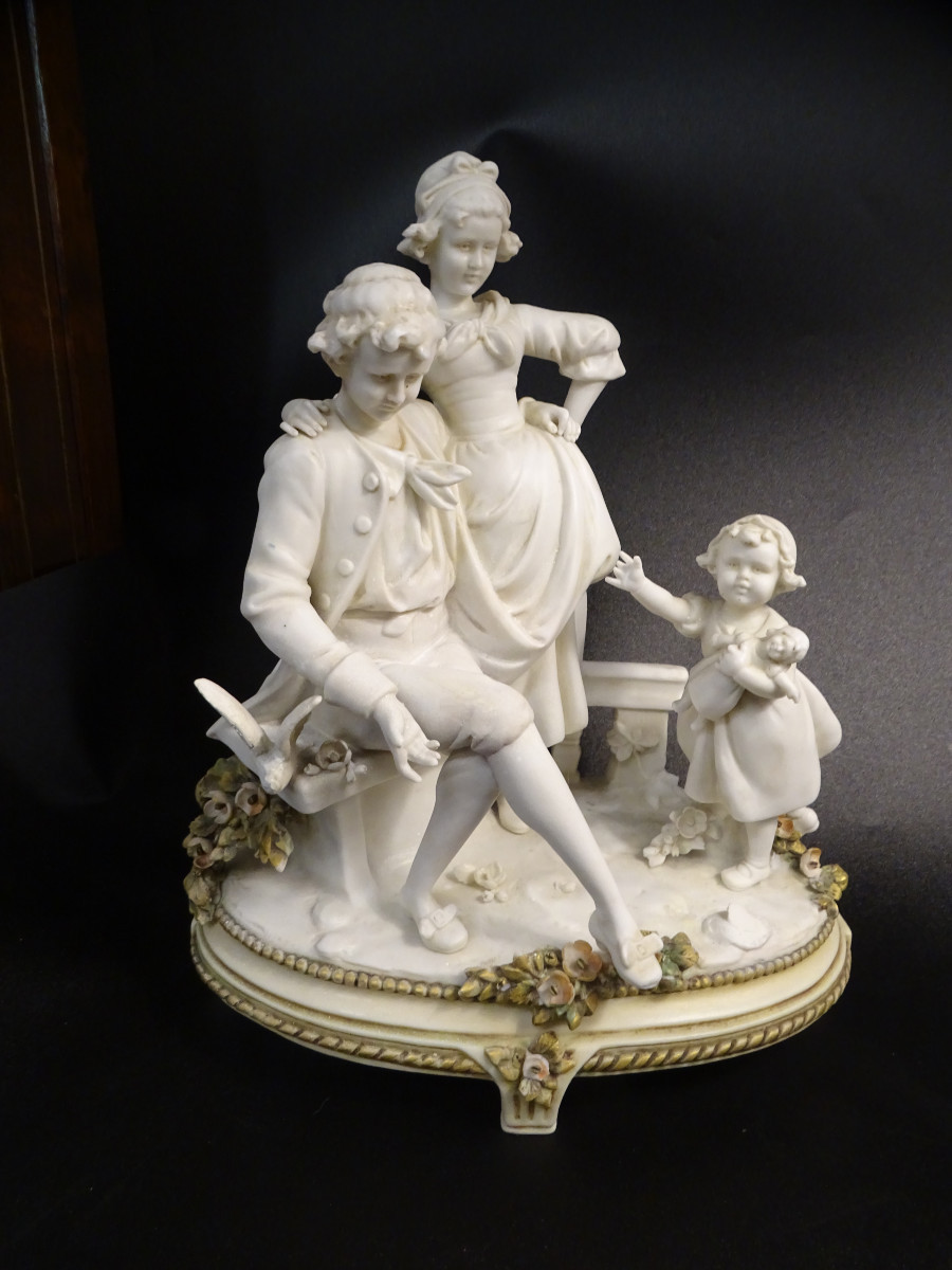 German Biscuit "family" Group Early 20th