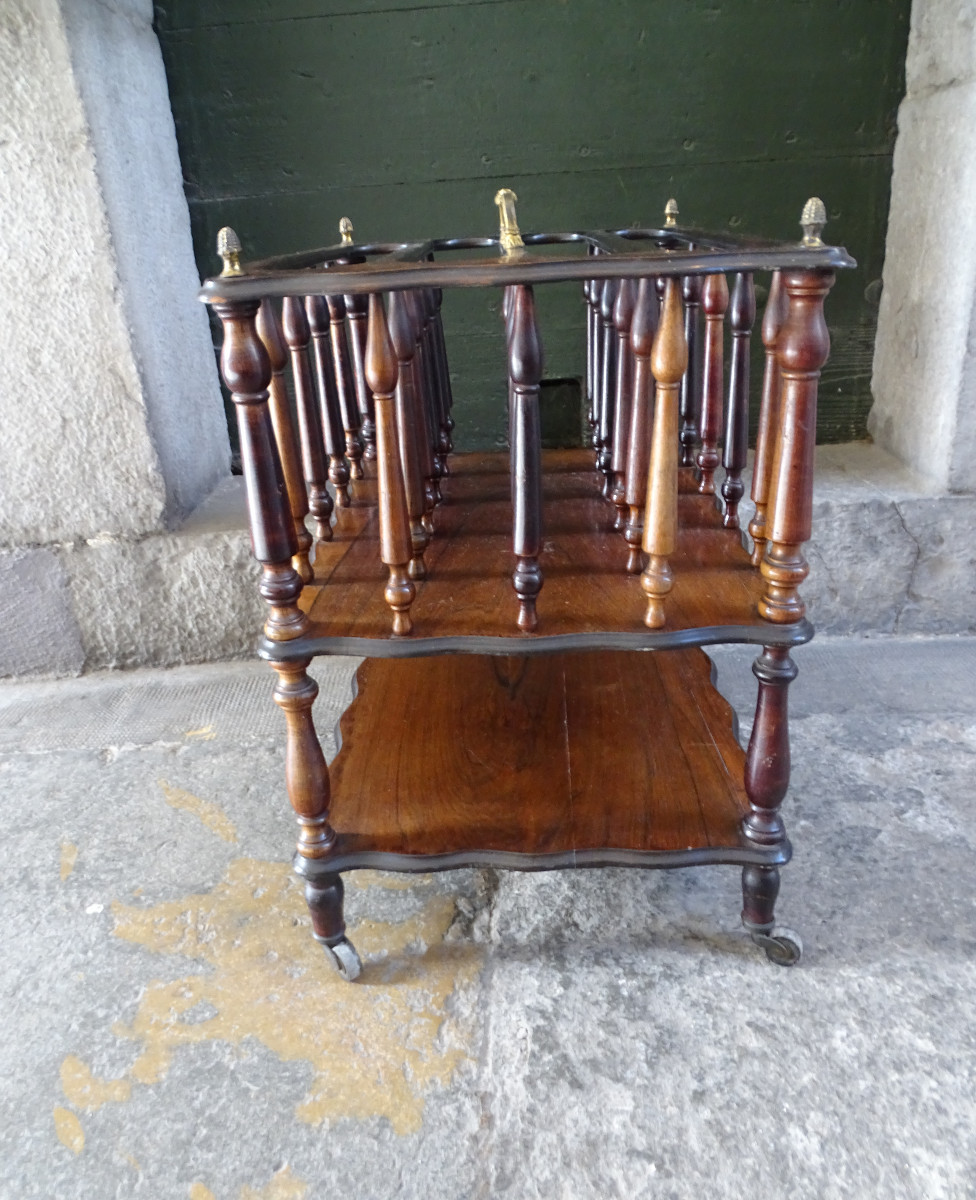 Porte-partitions en Palissandre et Bronze Napoléon III-photo-3