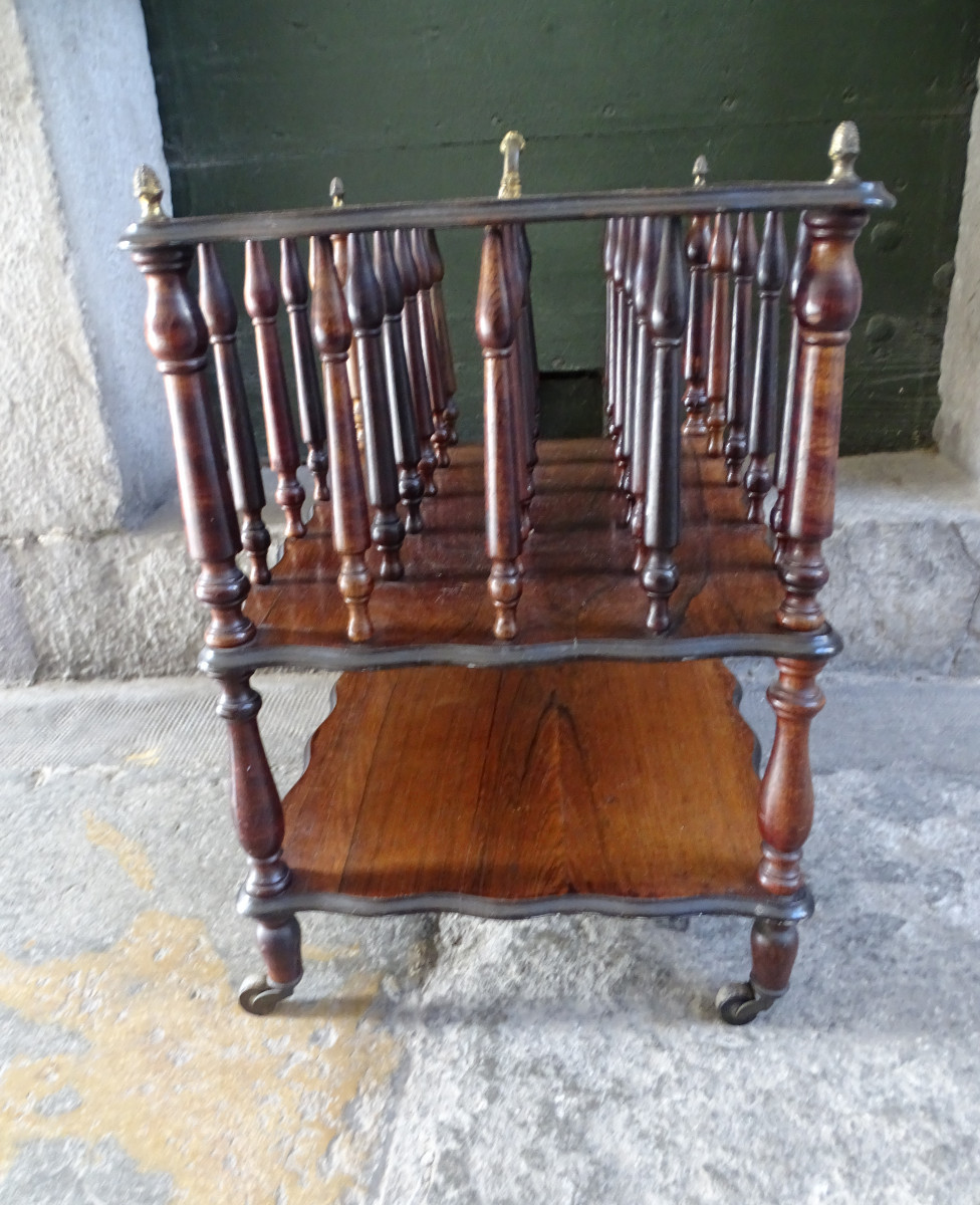 Porte-partitions en Palissandre et Bronze Napoléon III-photo-1