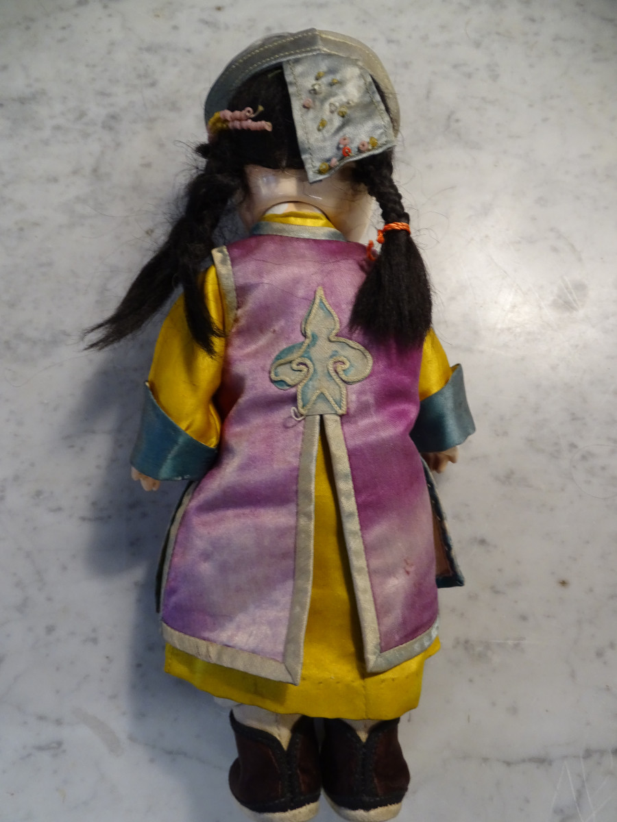 Poupée Chinoise Années 50-photo-3