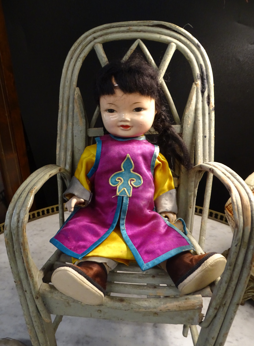 Poupée Chinoise Années 50-photo-4