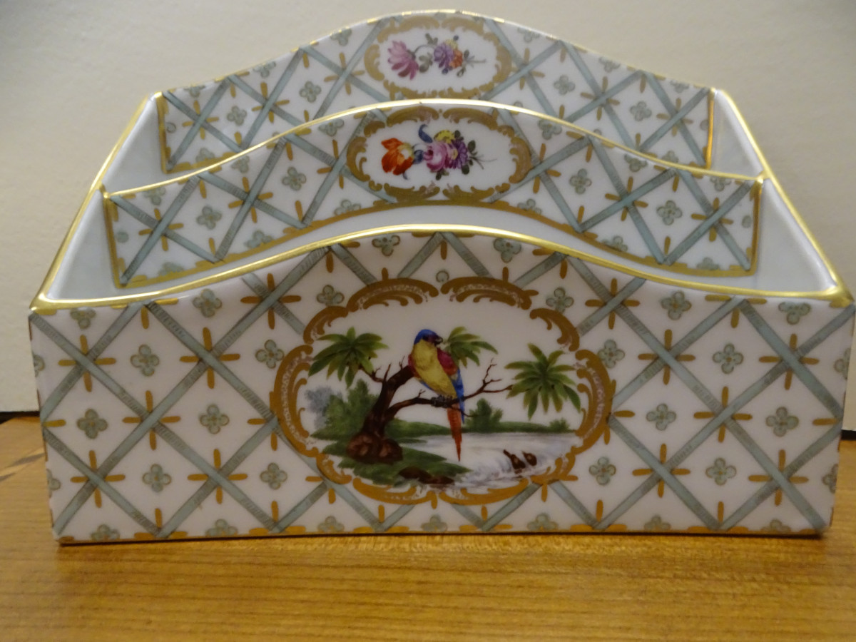 Porte-lettres en Porcelaine 