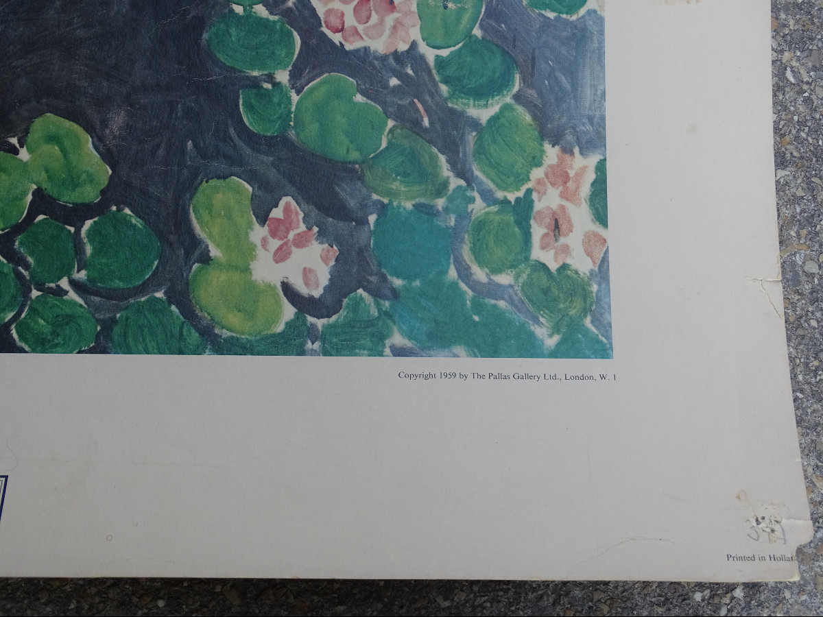 Matisse affiche  bocal aux poissons rouges 1959-photo-2