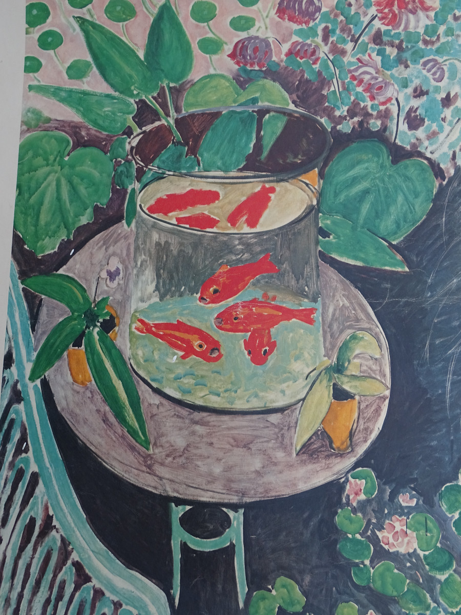 Matisse affiche  bocal aux poissons rouges 1959-photo-1