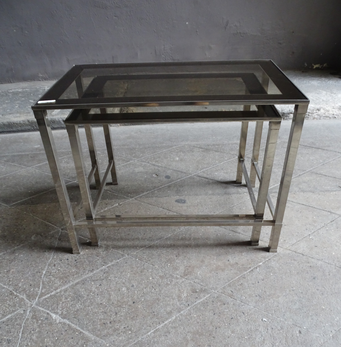 2 Nesting Tables 1950s-photo-1
