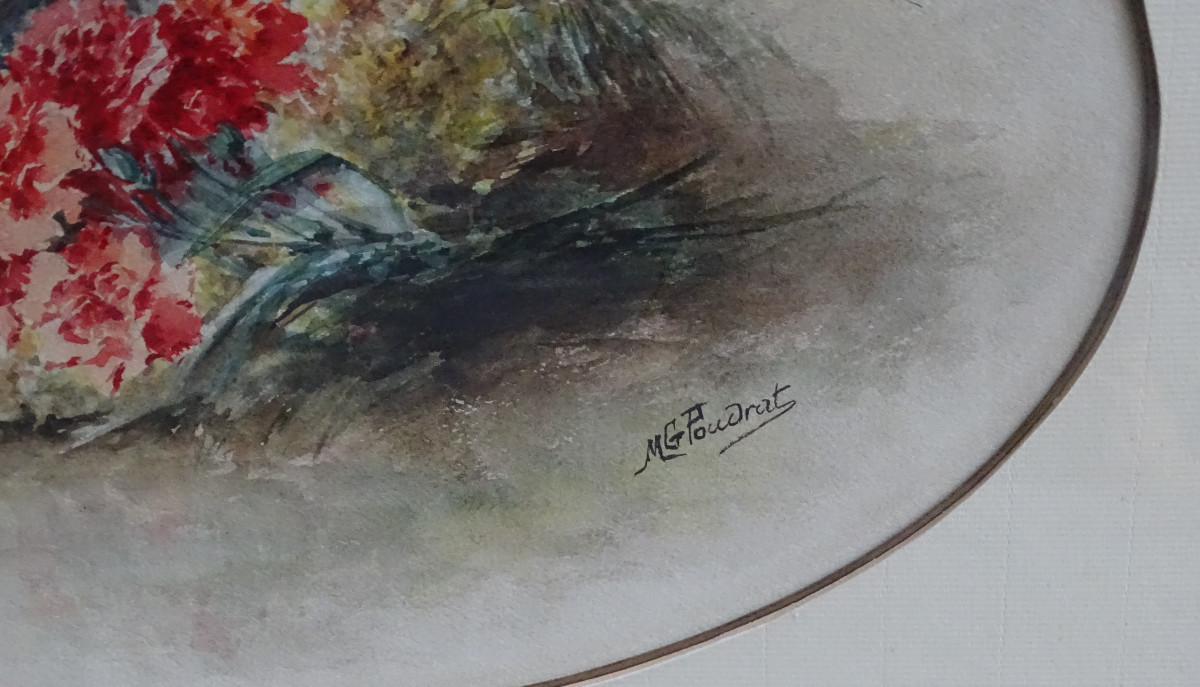 Watercolors Of Flowers 1920/1930-photo-4