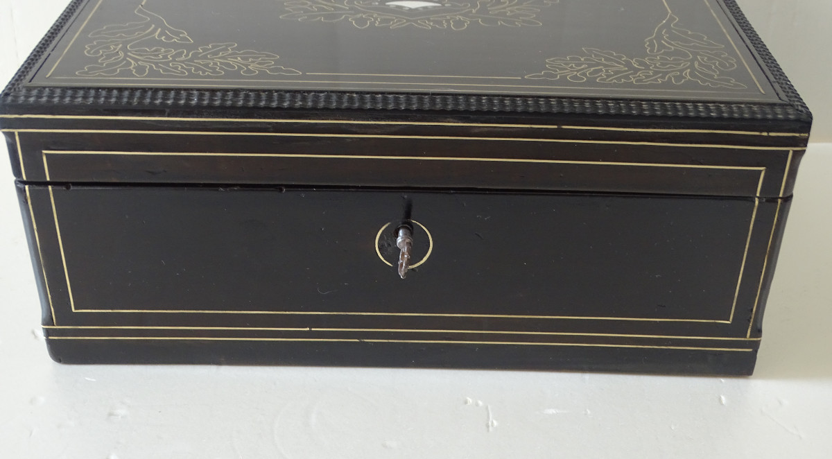 Rosewood, Ivory And Brass Fillet Case-photo-3