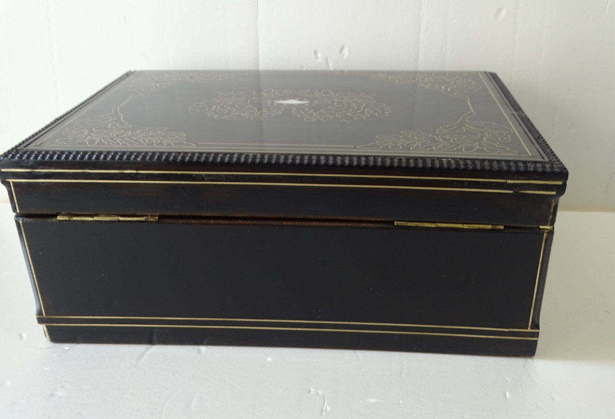 Rosewood, Ivory And Brass Fillet Case-photo-1