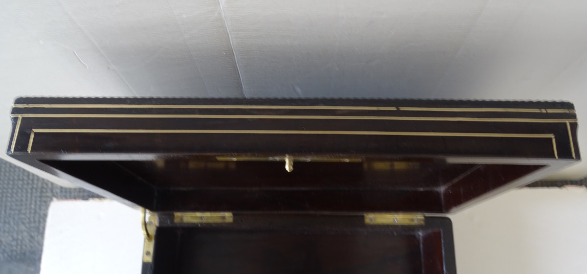 Rosewood, Ivory And Brass Fillet Case-photo-7