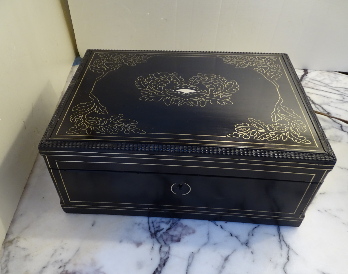 Rosewood, Ivory And Brass Fillet Case-photo-8