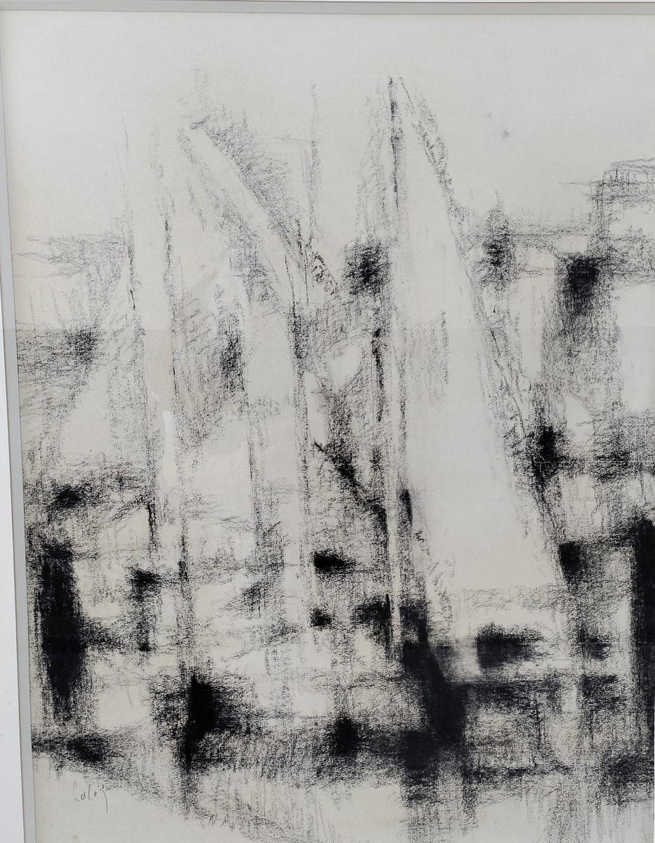 Large Charcoal Sailboats-photo-2