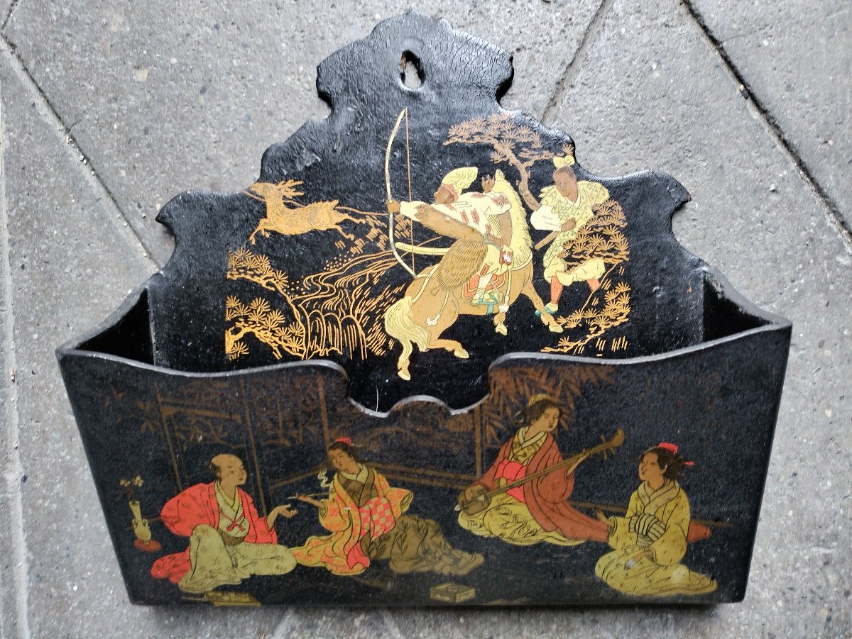 Porte-documents en Carton Bouilli Fin 19ème