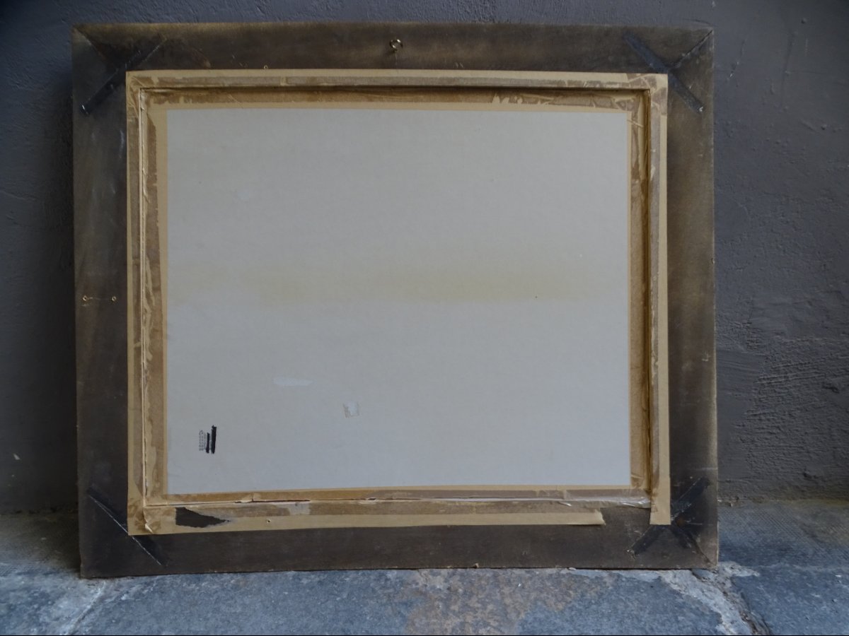 Paul Collomb Pastel Landscape Of Provence-photo-1