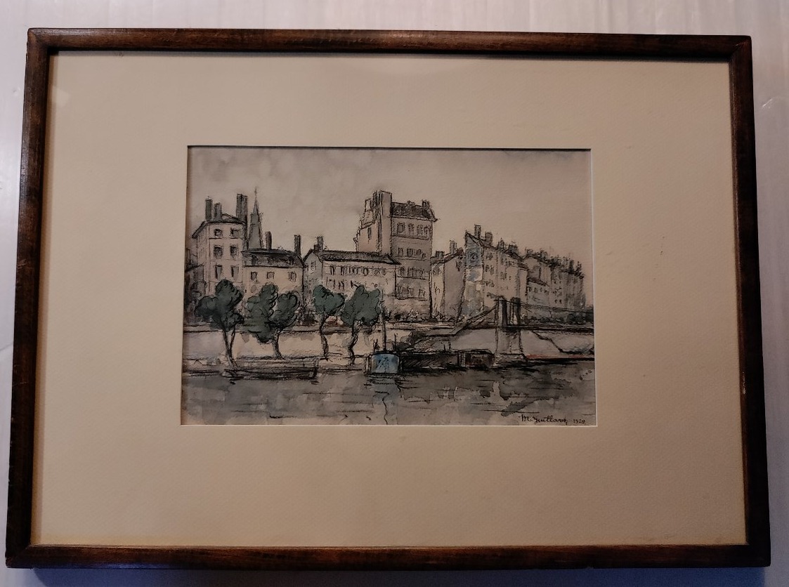 Guillard Aquarelle Quais de Saône 