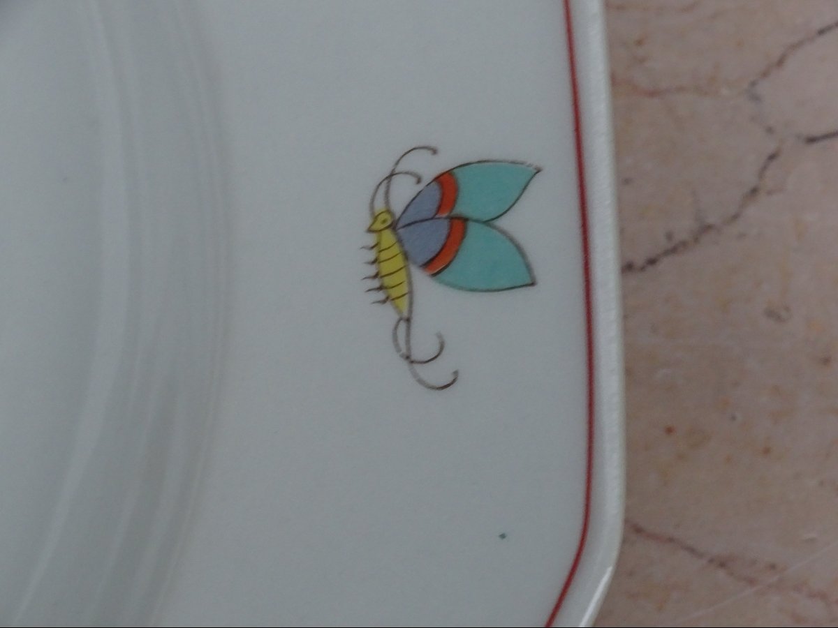 Bernardaud Limoges 10 Porcelain Soup Plates-photo-3