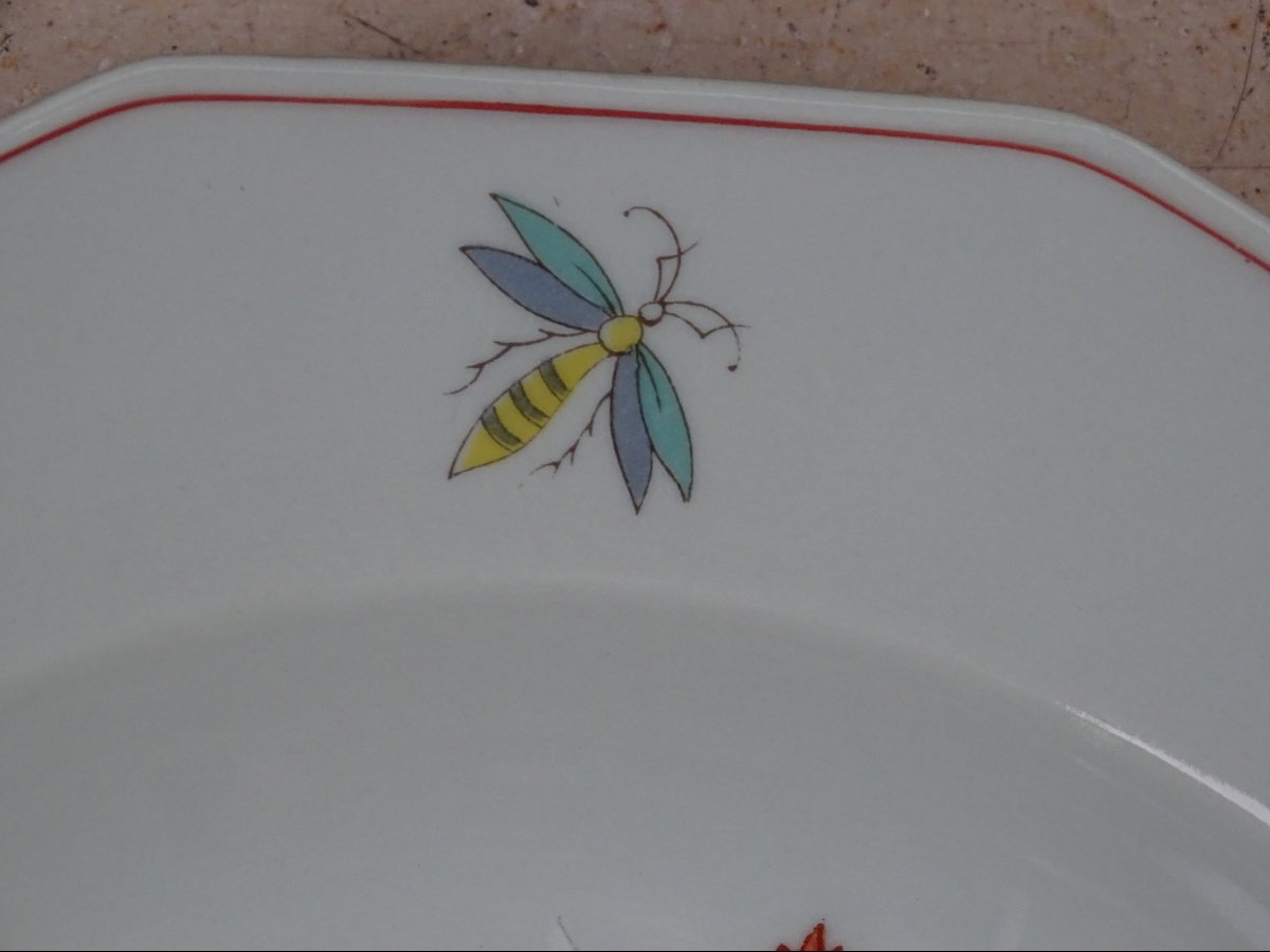 Bernardaud Limoges 10 Porcelain Soup Plates-photo-2