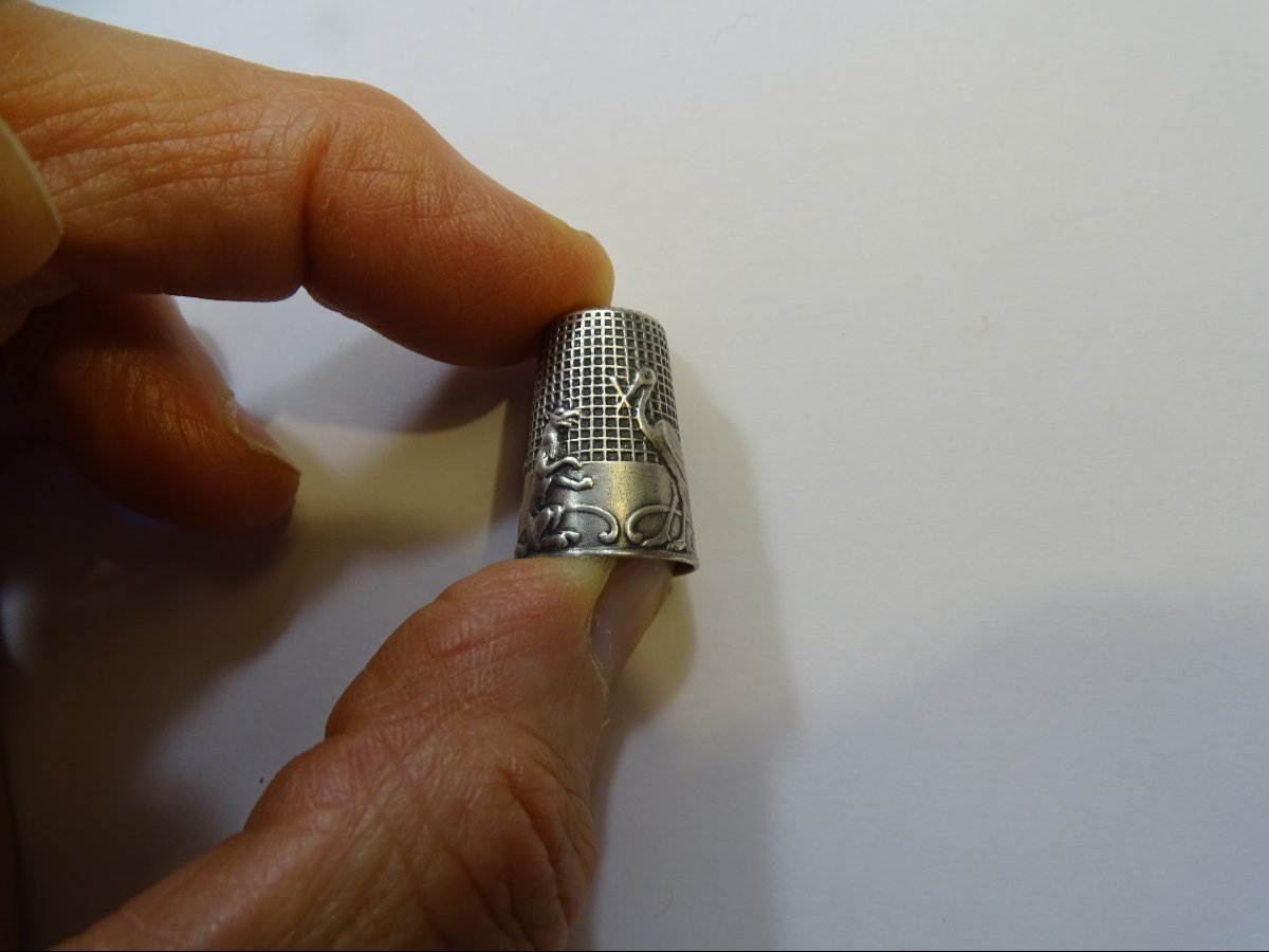 Silver Thimble The Fox  And The Stork-photo-1