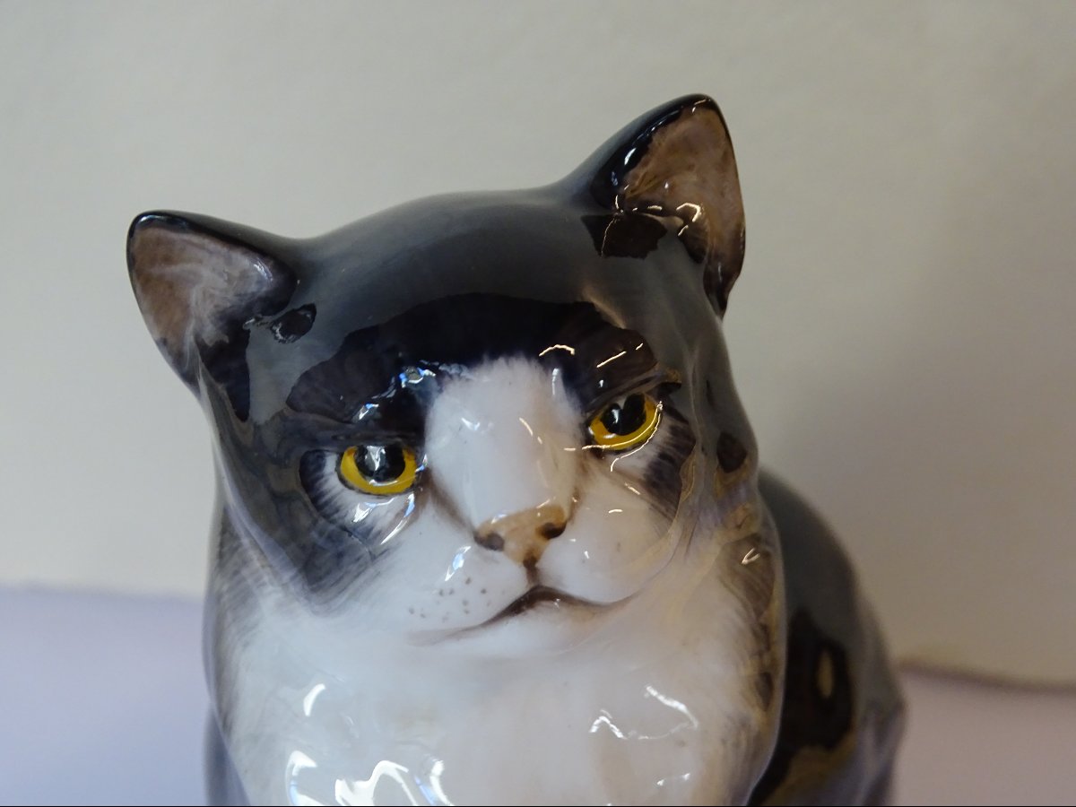 Royal Doulton Porcelain Cat-photo-2