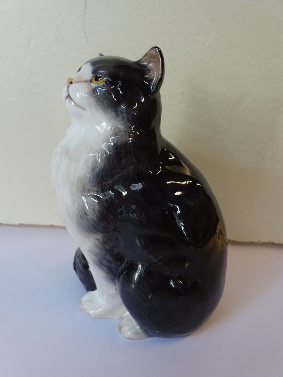 Royal Doulton Porcelain Cat-photo-3