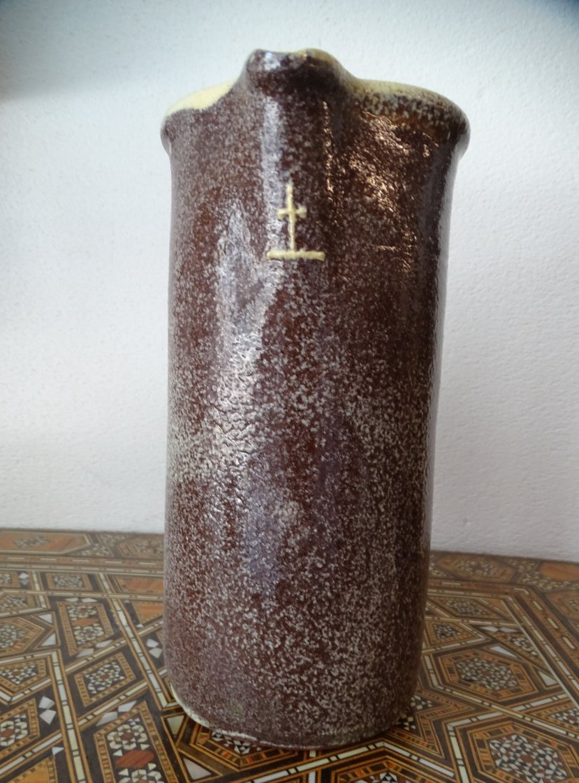 Pierre Pêcheur Glazed Terracotta Pitcher