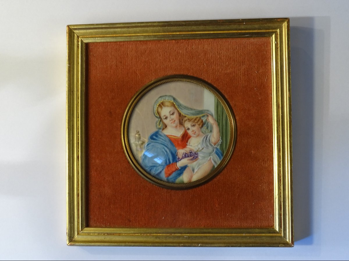 Miniature Vierge à l'Enfant-photo-2
