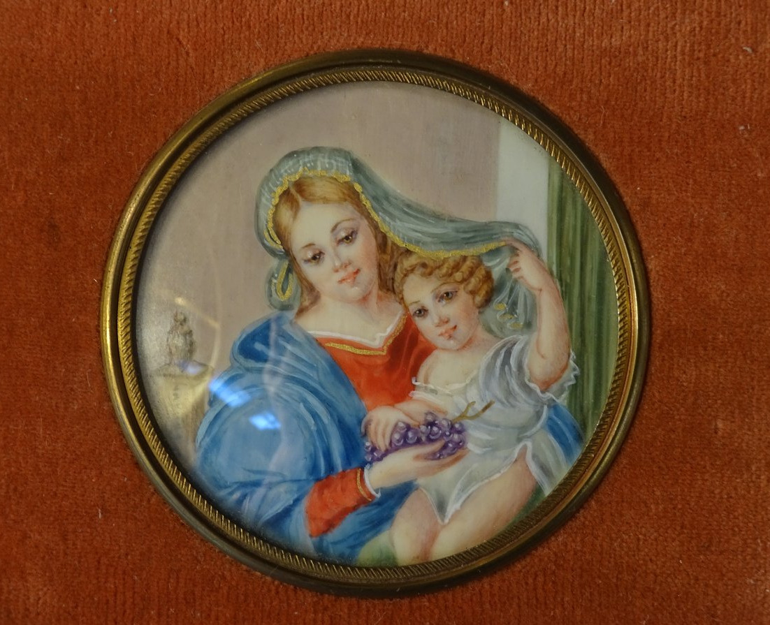 Miniature Vierge à l'Enfant