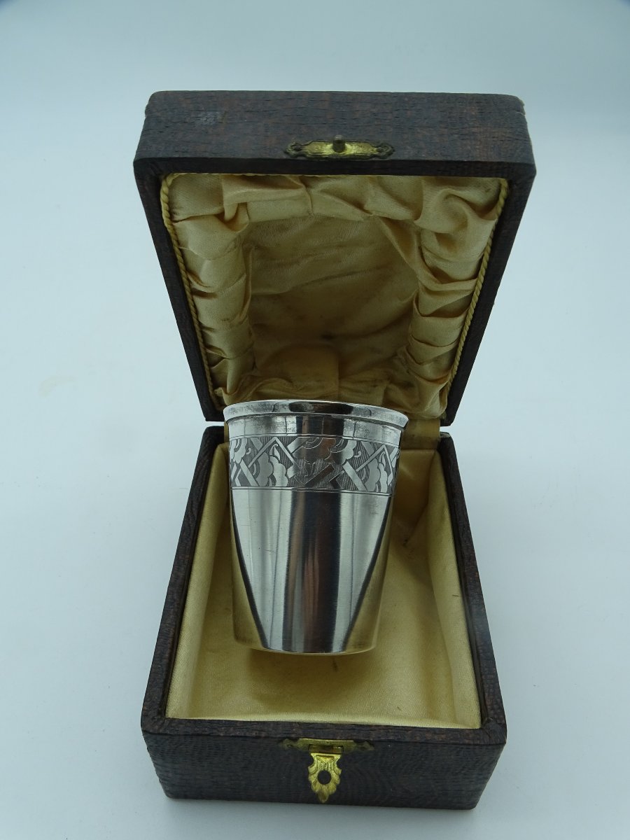 Art Deco Silver Timpani