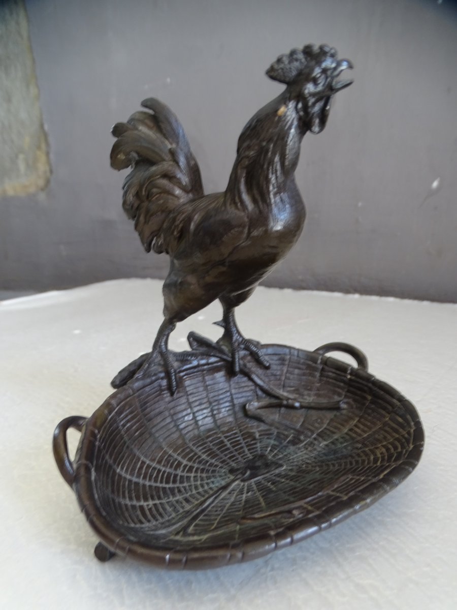 Bronze Coq P. Lecourtier