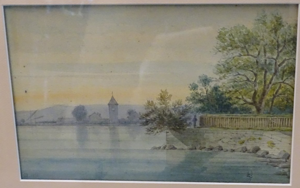 Watercolor Lakeside 1883-photo-2