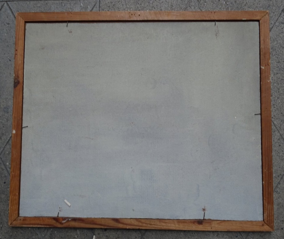 Lilac  Oil On Thick Cardboard-photo-2