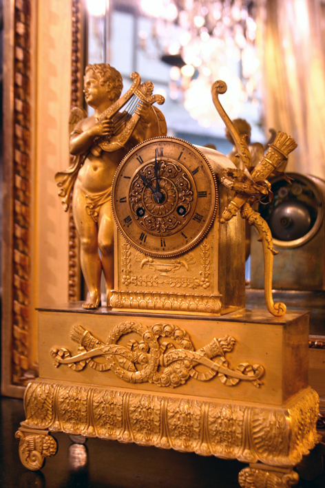 Clock Gilt Bronze - 19th Century-photo-2