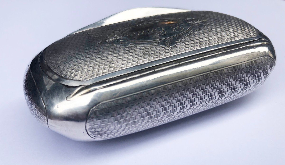 Silver Snuff Box Late 19th-photo-3
