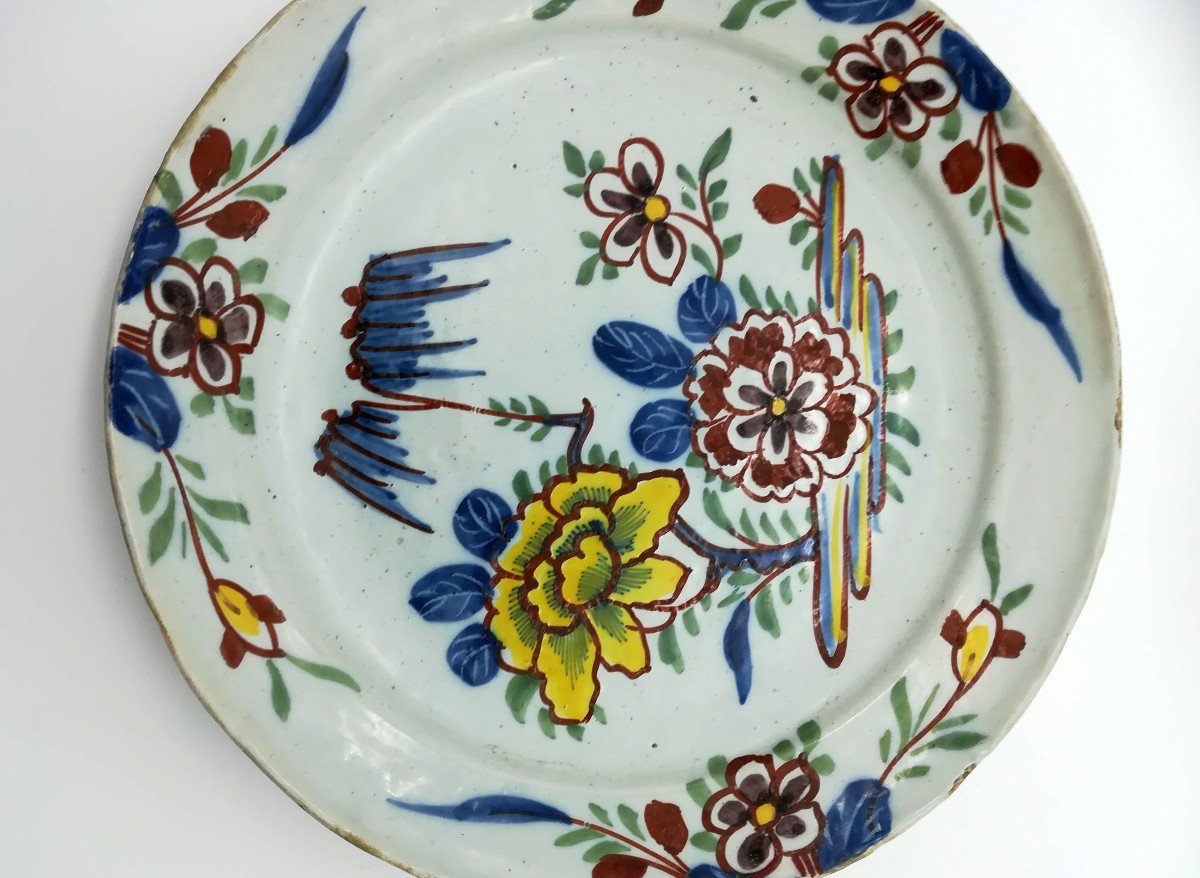 Pair Of 18th Delft Plates-photo-3