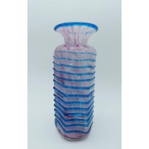 Blown Glass Vase Mdina Malta Years 50/60