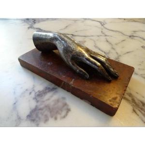 Art Deco Bronze Hand Paperweight