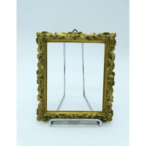 Small Frame In Golden Wood Italy 1950s