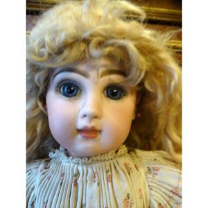 Jumeau Closed Mouth Doll Size 9 19th