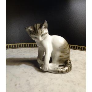 German Porcelain Cat 