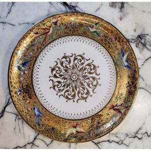 Le Tallec Plateau en Porcelaine 20ème