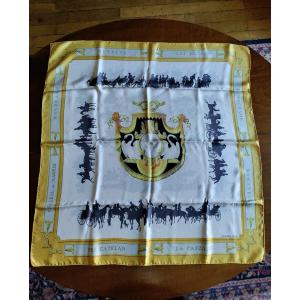 Hermès Foulard  "Le Bois de Boulogne"