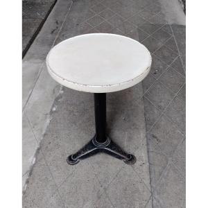 Table de Bistrot en Métal Art Déco 