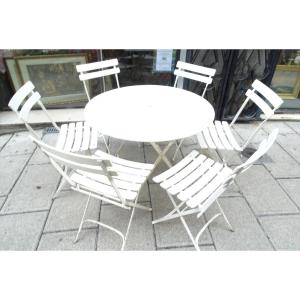 Painted Wrought Iron Garden Furniture 1920 S/1930 S
