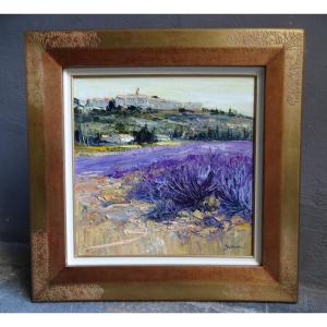 Jean-Paul Surin Huile /toile  Paysage de Provence