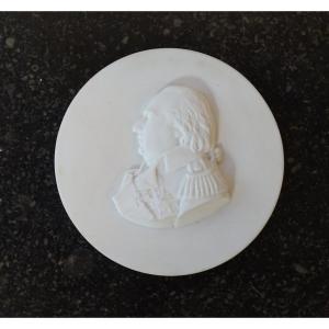 Miniature de Louis XVIII en biscuit de Sèvres