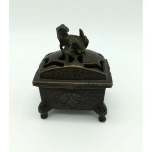 Small Perfume Burner In Bronze Japan 1900/1920