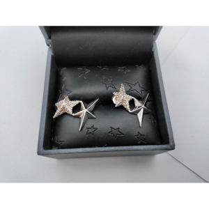 Thierry Mugler Silver Earrings