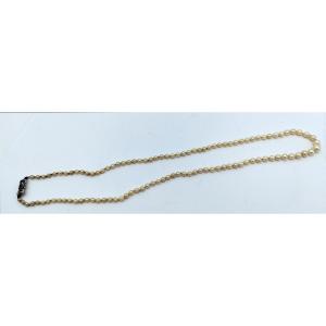 Cultured Pearl Necklace 1940s/50s