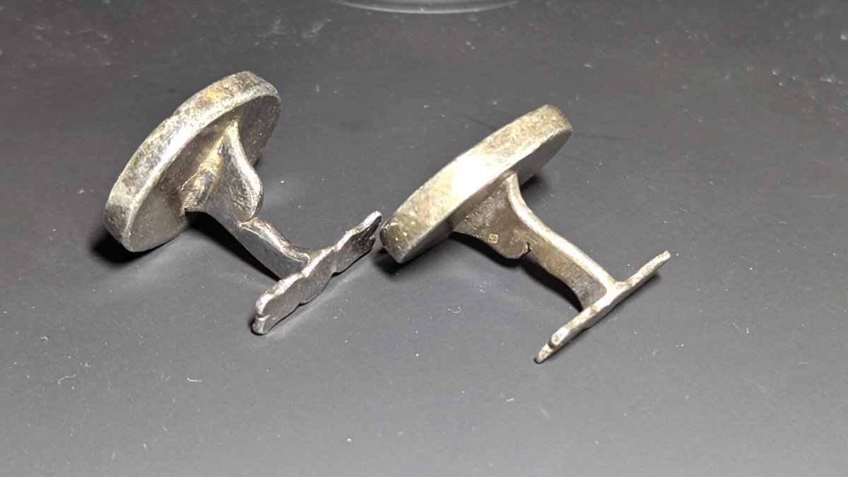 Des sceaux à vos poignets, en argent massif-Boutons de manchette-Bijoux-photo-4