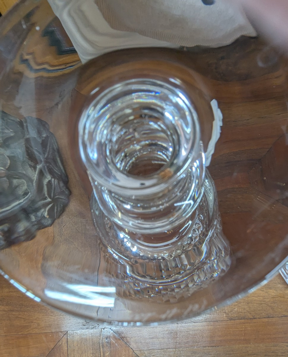 Imposant vase, signé Val St Lambert-photo-3